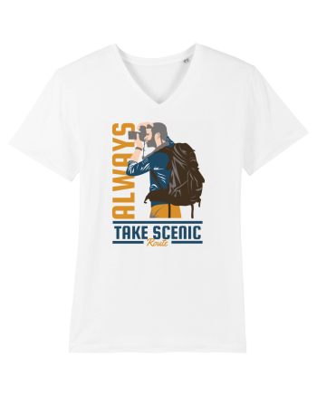 Always Take Scenic Route White