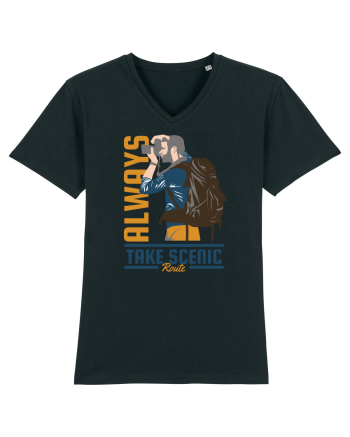 Always Take Scenic Route Black