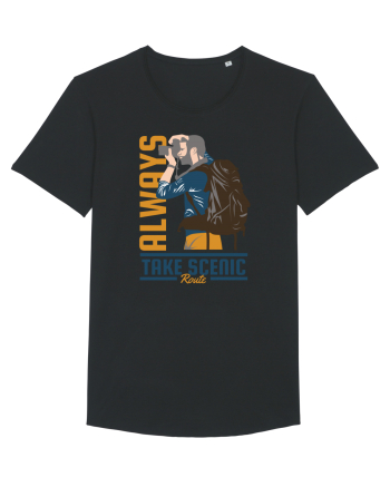 Always Take Scenic Route Black