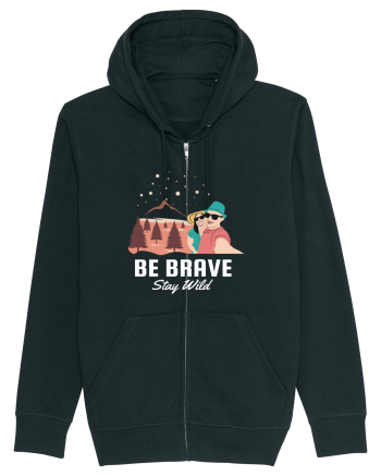 Be Brave Stay Wild Black