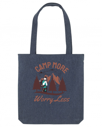 Camp More Worry Less Midnight Blue