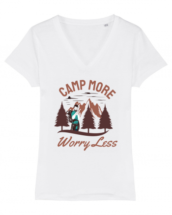 Camp More Worry Less White