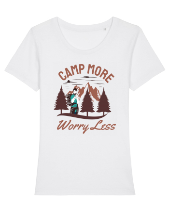 Camp More Worry Less White