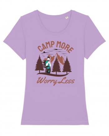 Camp More Worry Less Lavender Dawn