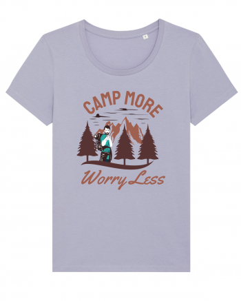 Camp More Worry Less Lavender