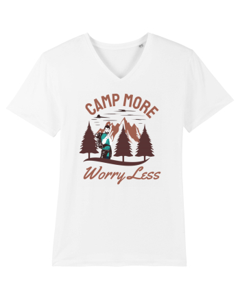 Camp More Worry Less White