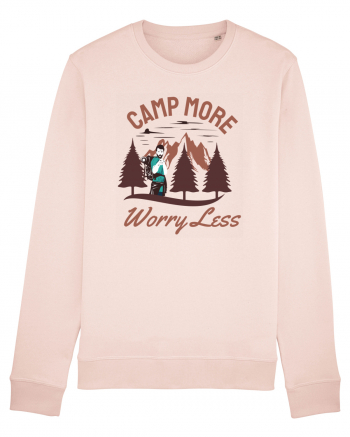 Camp More Worry Less Candy Pink
