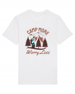 Camp More Worry Less Tricou mânecă scurtă Unisex Rocker