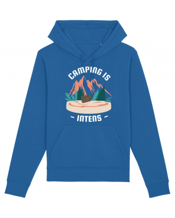 Camping is Intents Royal Blue