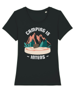 Camping is Intents Tricou mânecă scurtă guler larg fitted Damă Expresser
