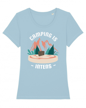 Camping is Intents Sky Blue