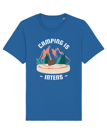 Camping is Intents Royal Blue
