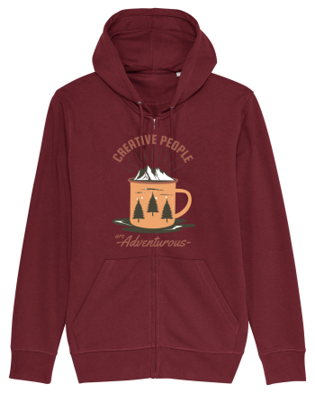 Creative People are Adventurous Burgundy