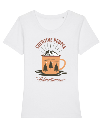 Creative People are Adventurous White