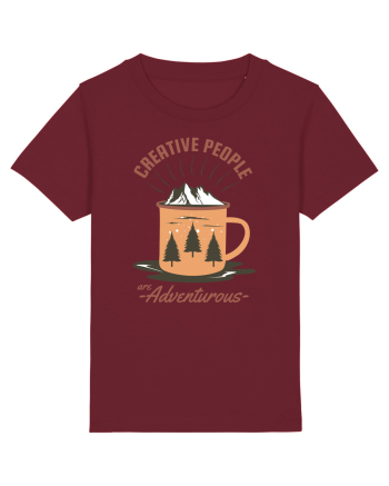 Creative People are Adventurous Burgundy