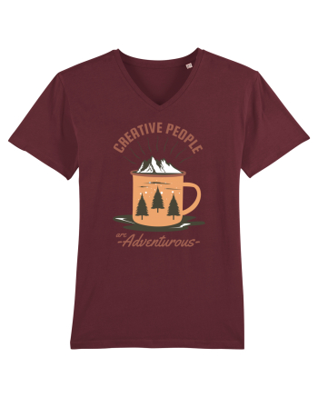 Creative People are Adventurous Burgundy