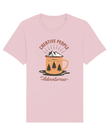 Creative People are Adventurous Cotton Pink