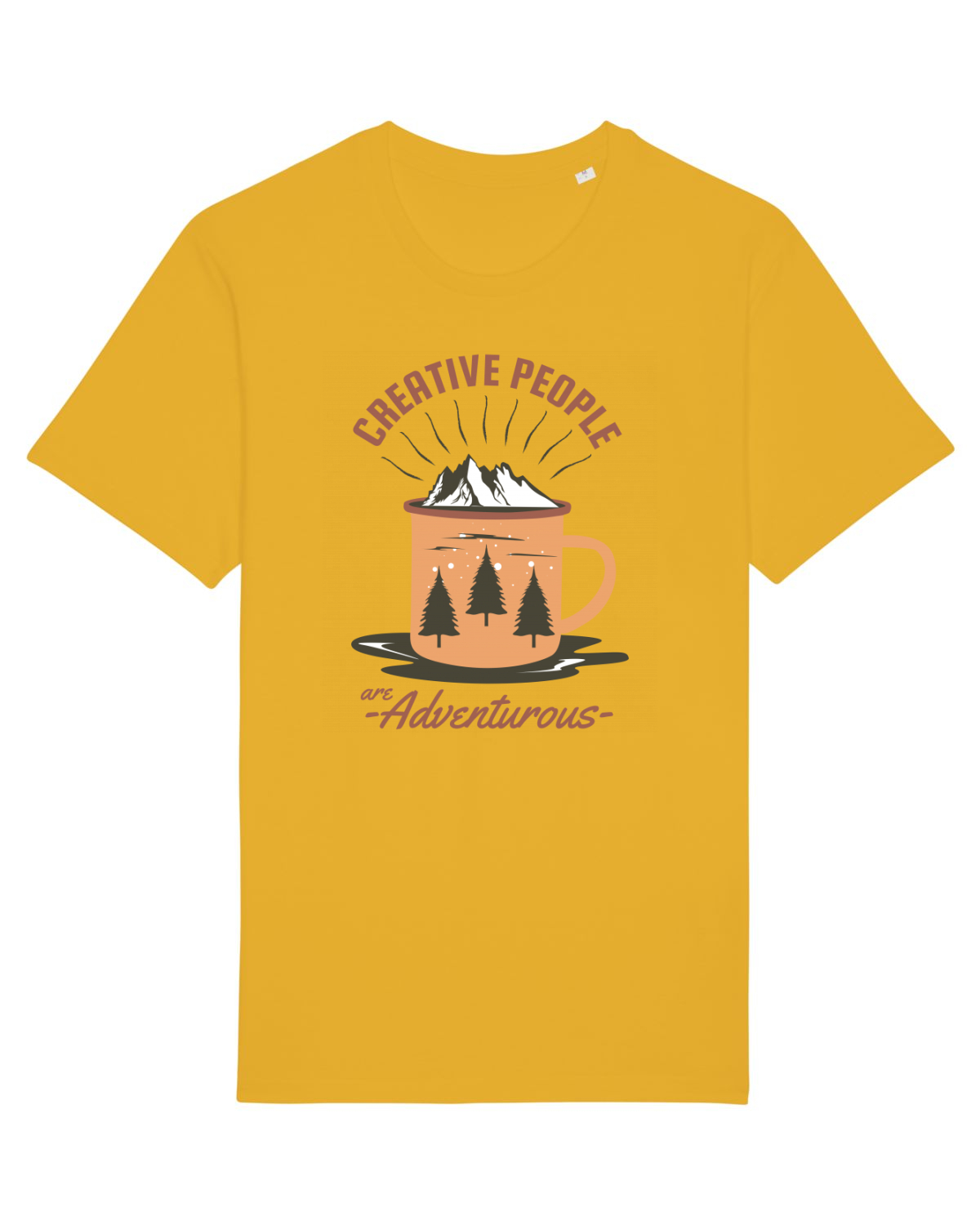Tricou mânecă scurtă Unisex Rocker Spectra Yellow