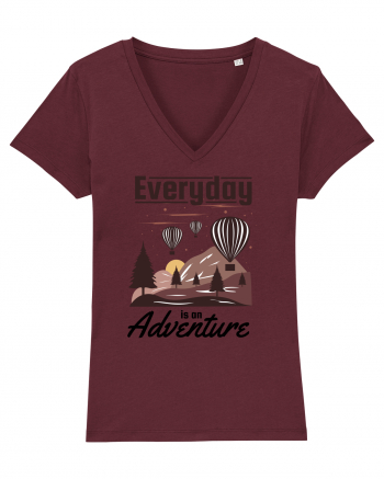 Every Day is an Adventure Burgundy