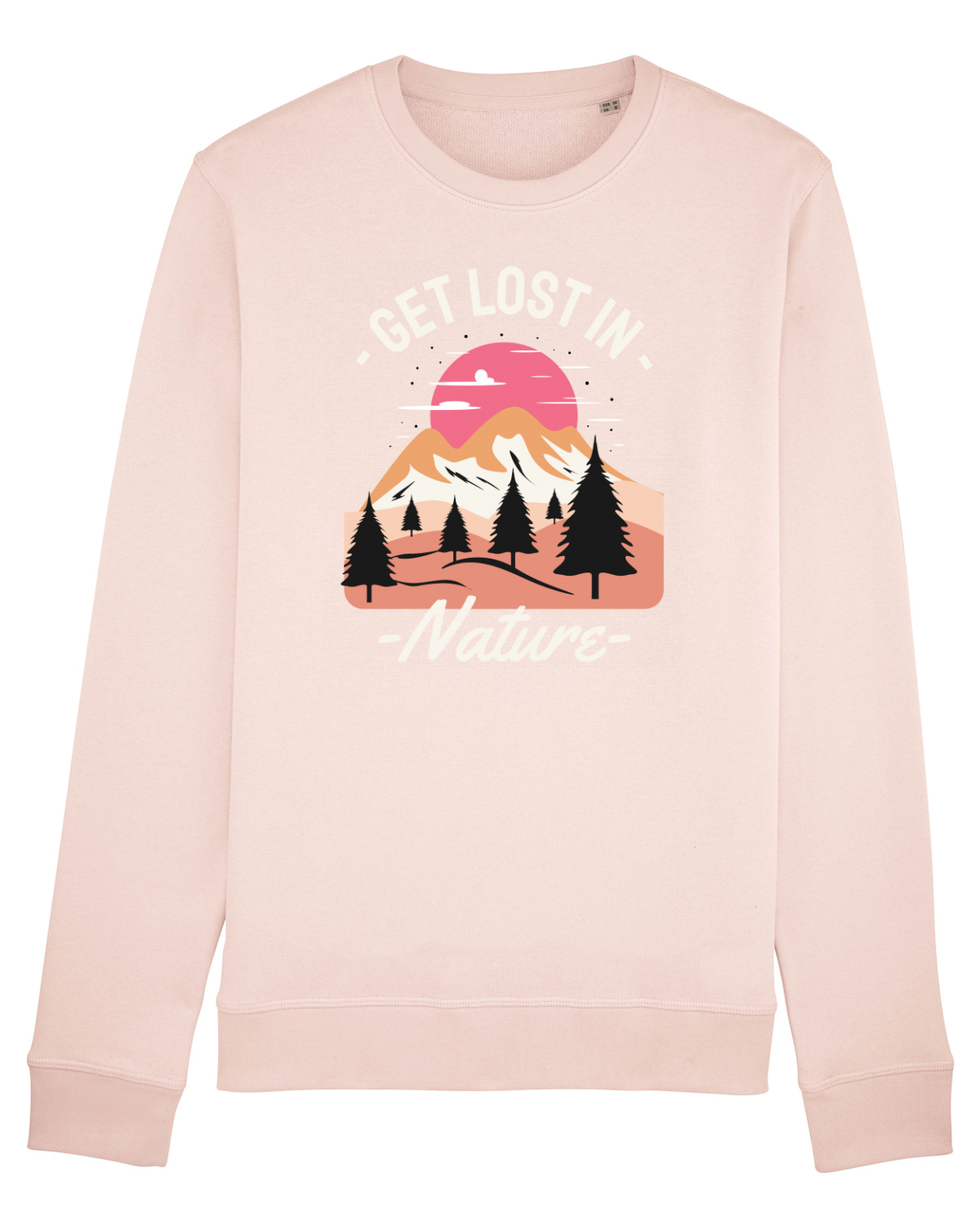 Bluză mânecă lungă Unisex Rise Candy Pink