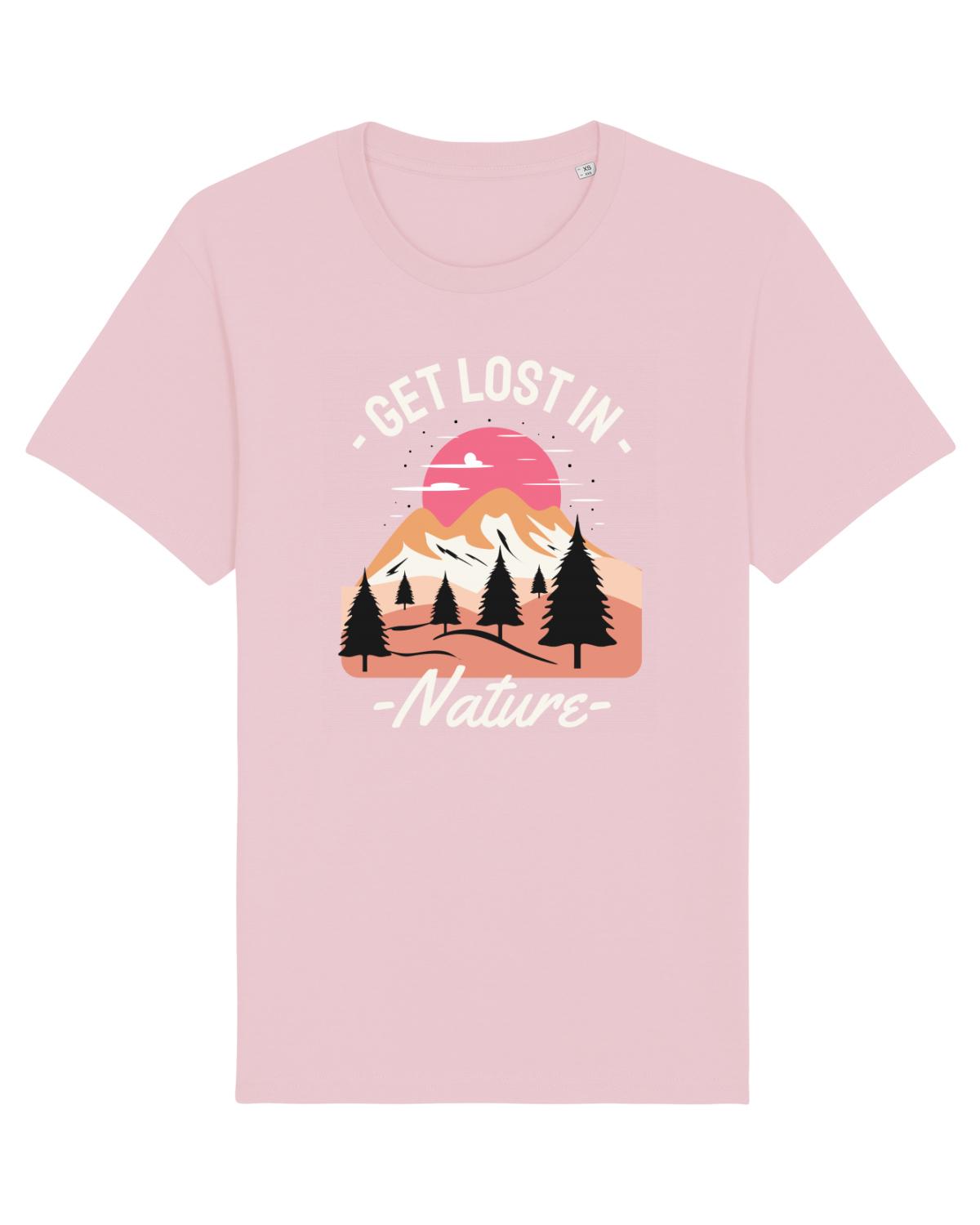Tricou mânecă scurtă Unisex Rocker Cotton Pink