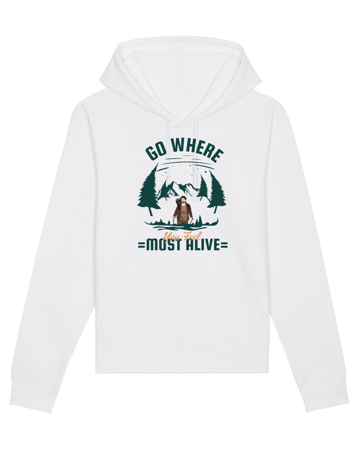 Hanorac Unisex Drummer White
