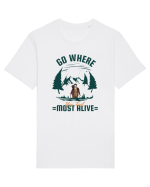 Go where You Feel Most Alive Tricou mânecă scurtă Unisex Rocker