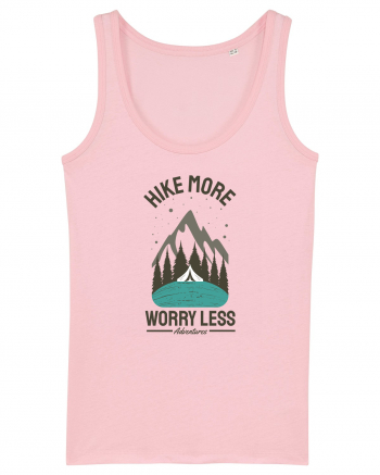 Hike More Worry Less Cotton Pink