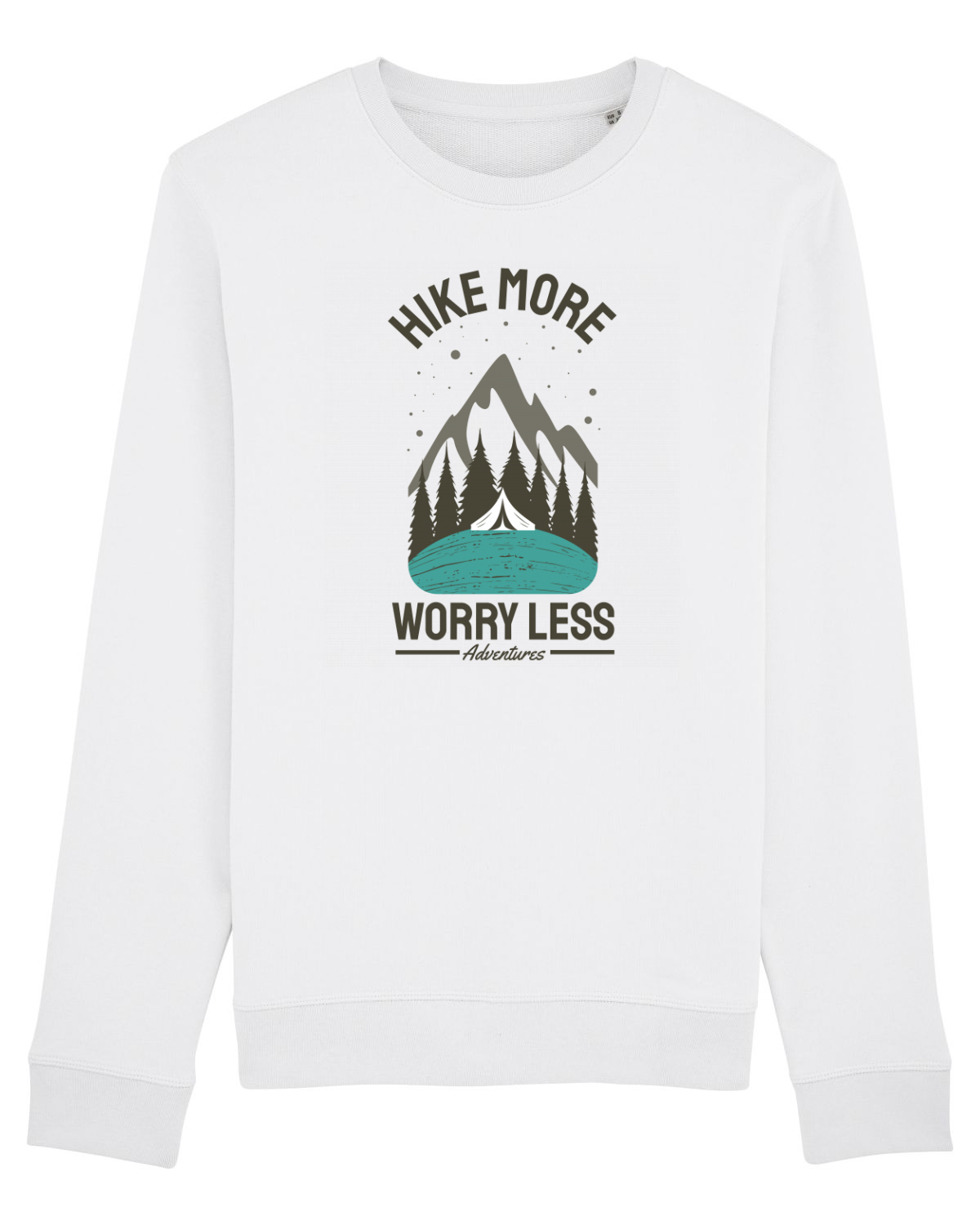 Bluză mânecă lungă Unisex Rise White
