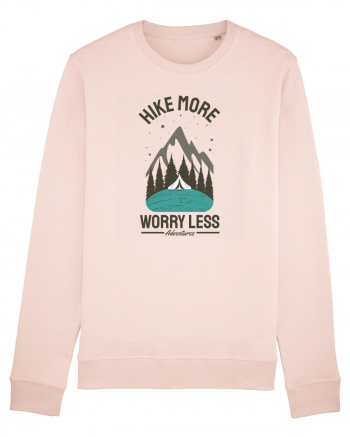 Hike More Worry Less Candy Pink