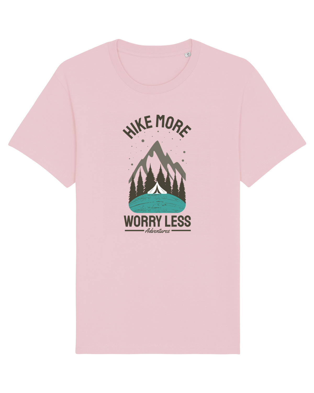Tricou mânecă scurtă Unisex Rocker Cotton Pink