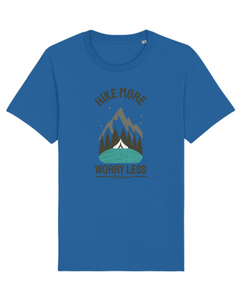 Hike More Worry Less Royal Blue