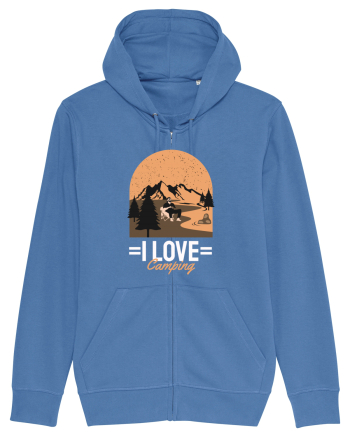 I love Camping Bright Blue