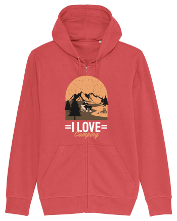 I love Camping Carmine Red