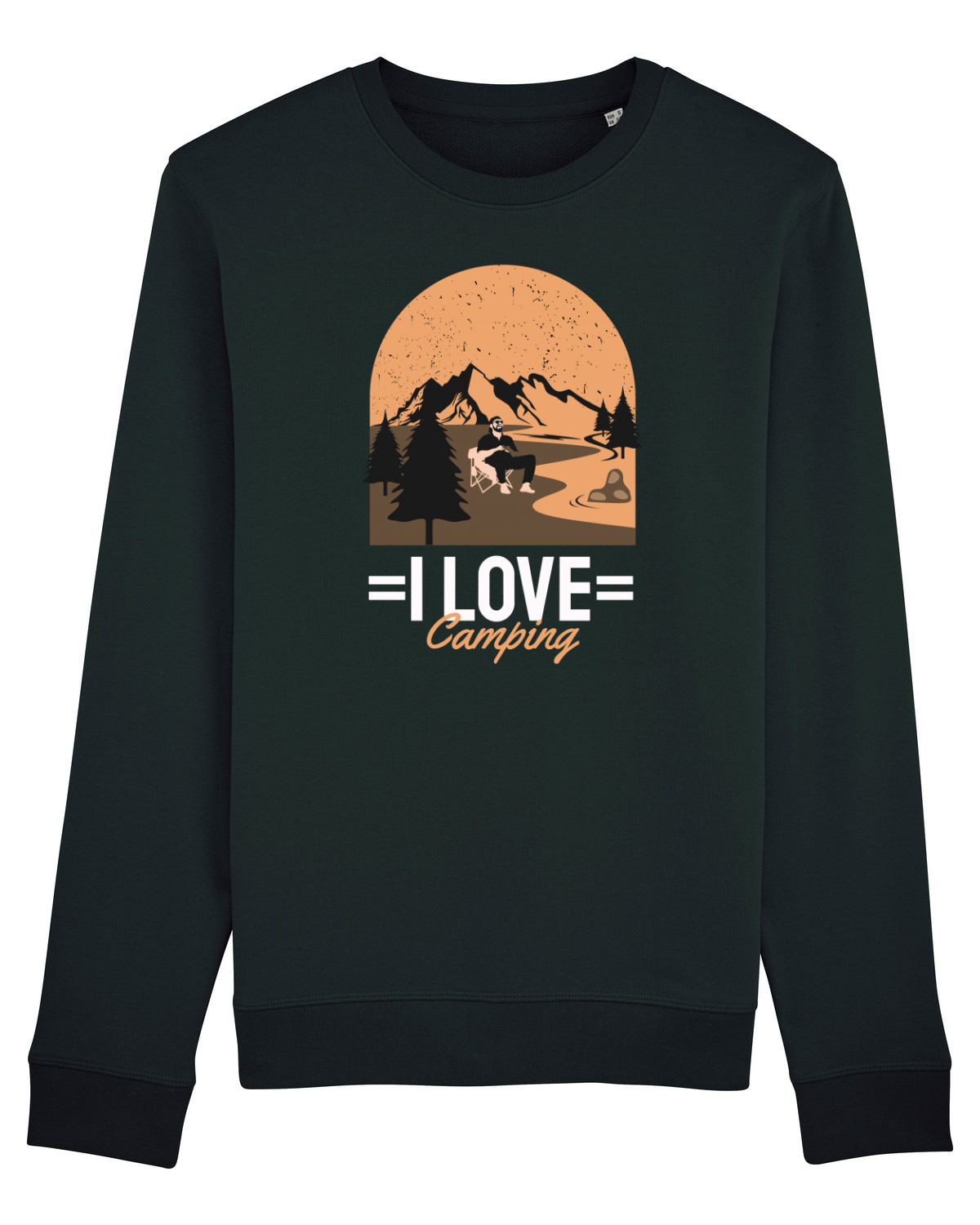 Bluză mânecă lungă Unisex Rise Black