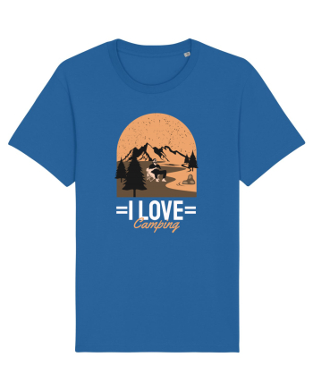 I love Camping Royal Blue
