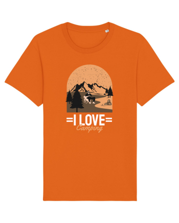 I love Camping Bright Orange
