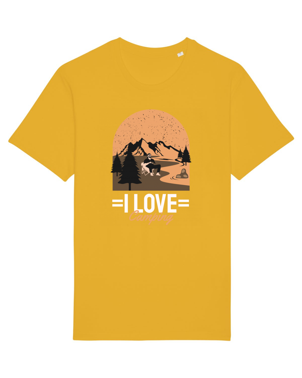 Tricou mânecă scurtă Unisex Rocker Spectra Yellow