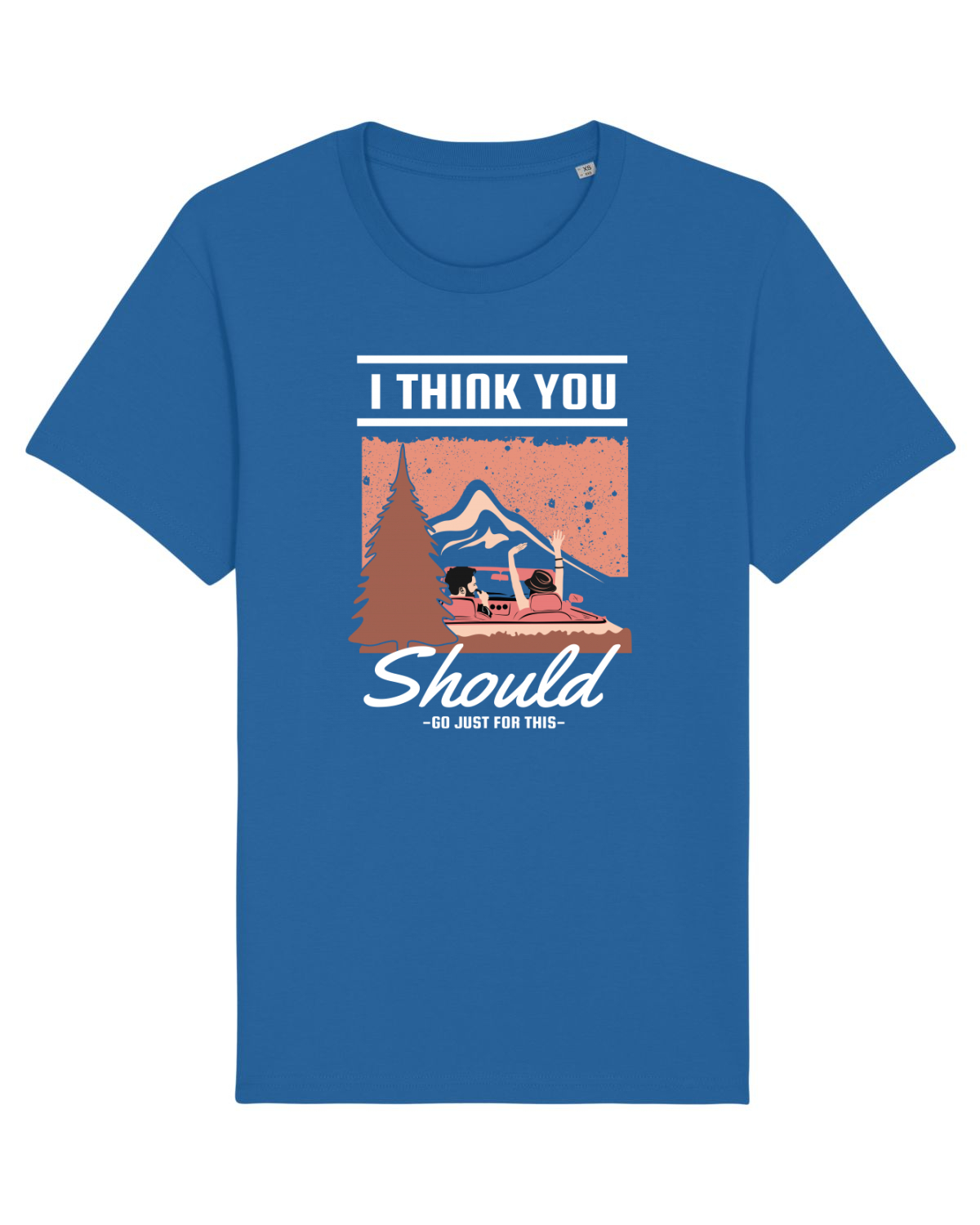 Tricou mânecă scurtă Unisex Rocker Royal Blue
