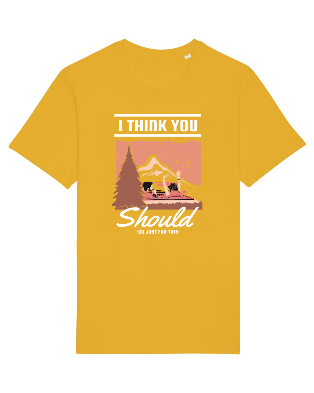Tricou mânecă scurtă Unisex Rocker Spectra Yellow