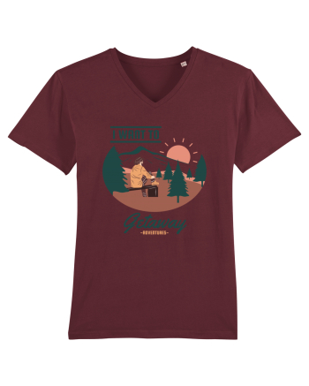 I Want to Getaway Burgundy