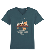 If You Never Go Tricou mânecă scurtă guler V Bărbat Presenter