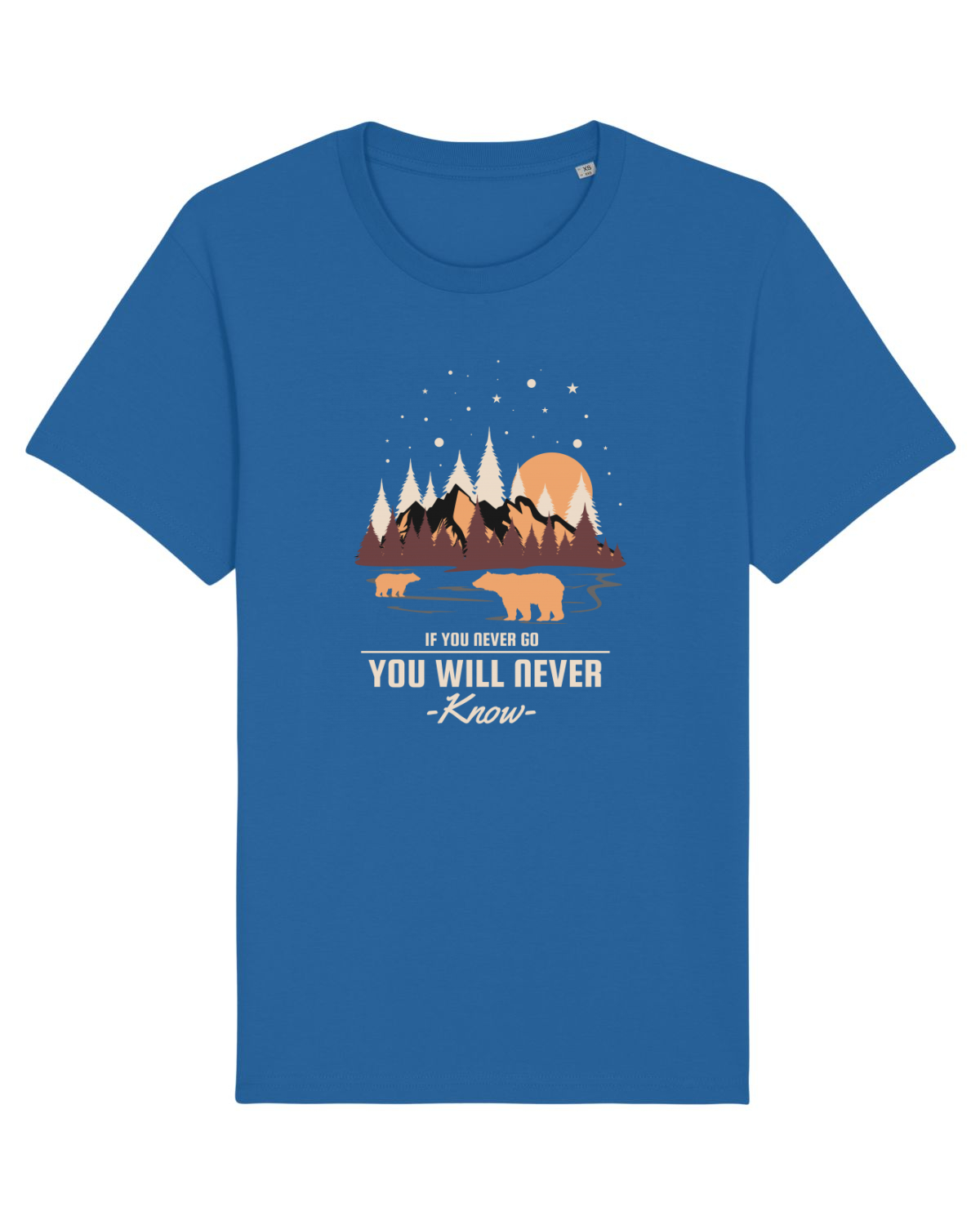 Tricou mânecă scurtă Unisex Rocker Royal Blue
