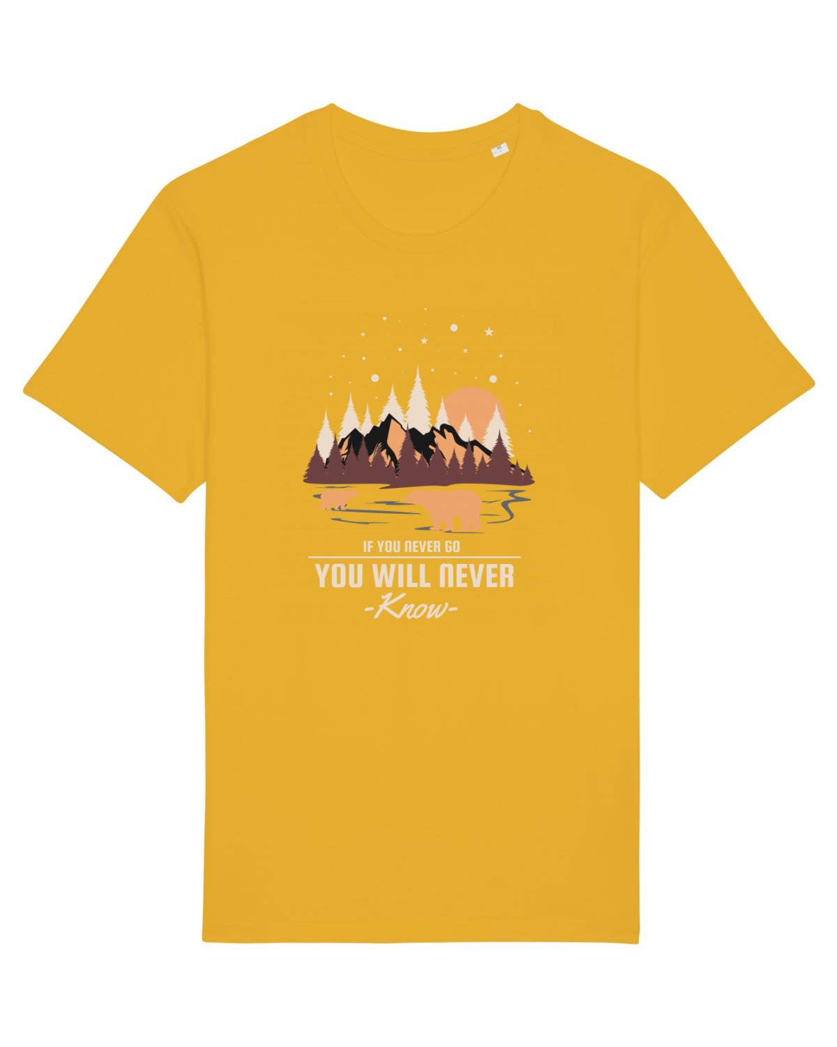 Tricou mânecă scurtă Unisex Rocker Spectra Yellow