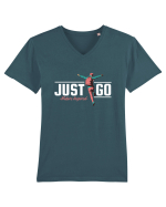 Just Go Tricou mânecă scurtă guler V Bărbat Presenter