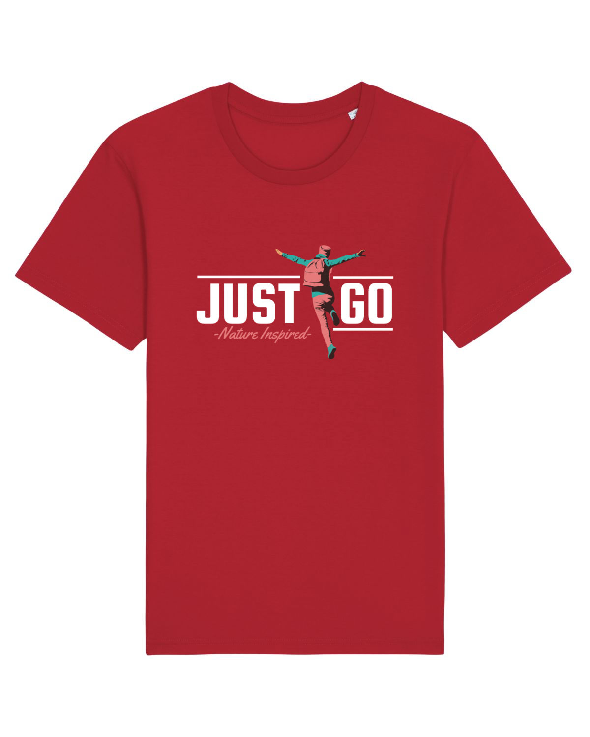 Tricou mânecă scurtă Unisex Rocker Red