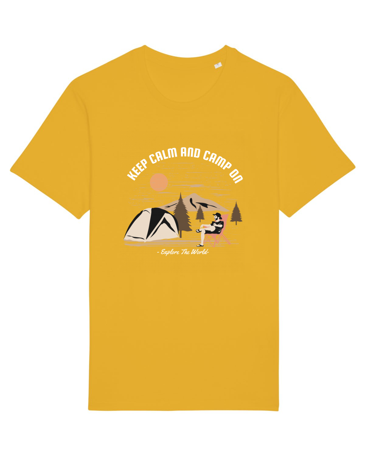 Tricou mânecă scurtă Unisex Rocker Spectra Yellow
