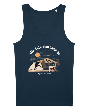 Keep Calm and Camp On Navy
