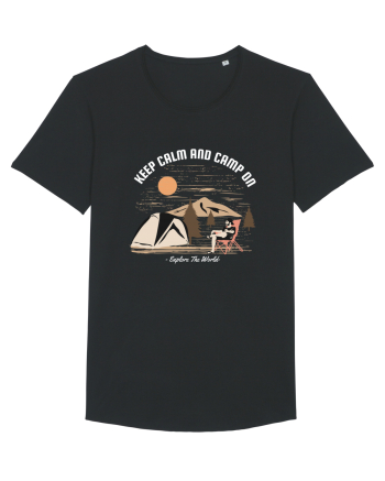 Keep Calm and Camp On Black