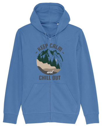 Keep Calm and Chill Out Bright Blue